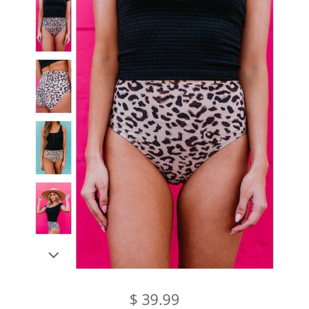 Pink Desert swim bottoms! NWT